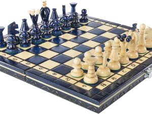 Set scacchi in legno artigianale - Regalo elegante