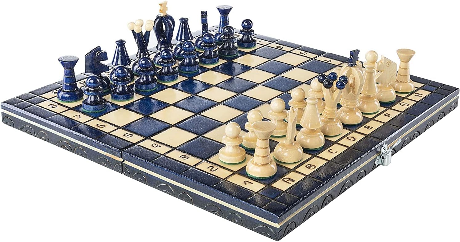 Set scacchi in legno artigianale - Regalo elegante