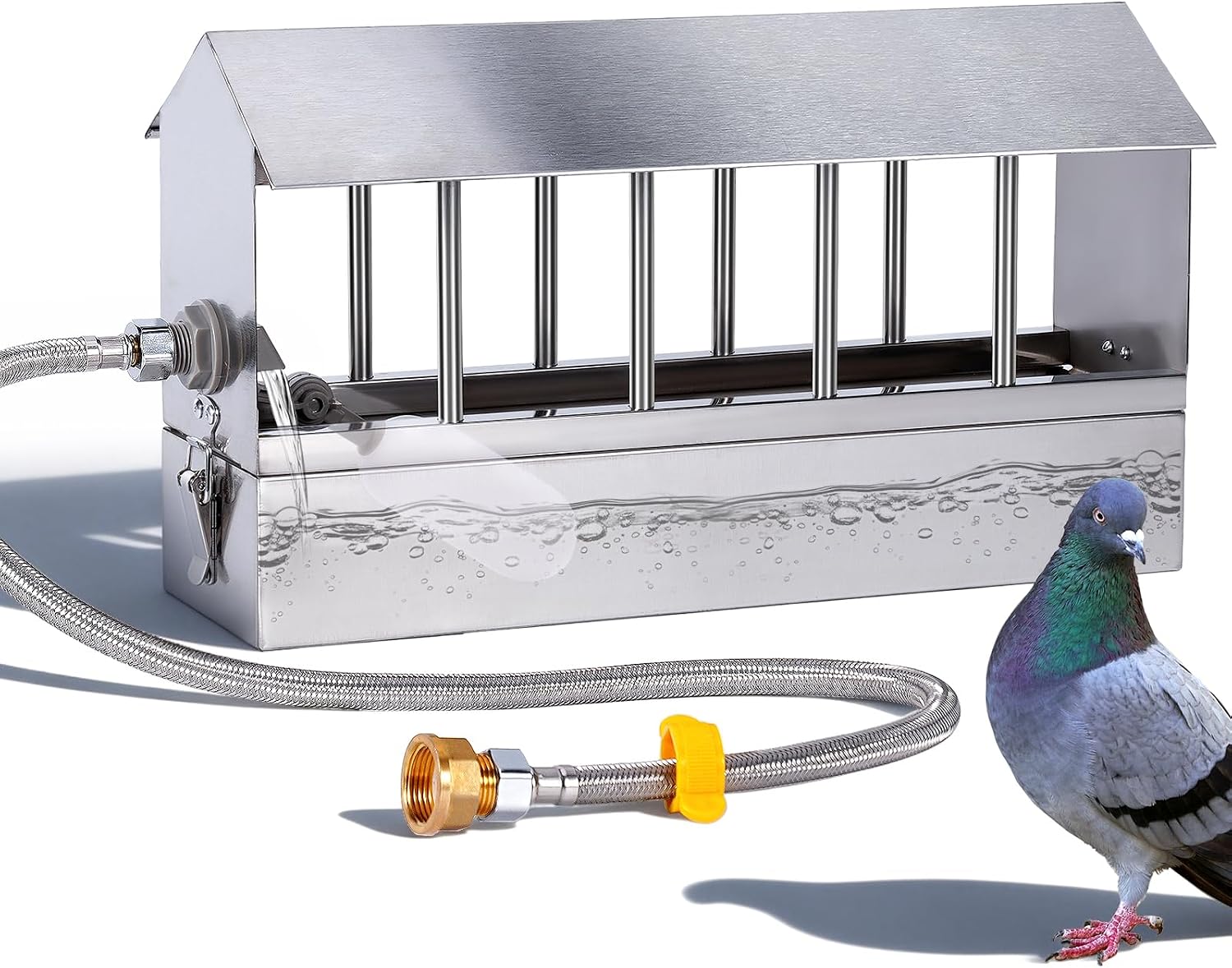 Abbeveratoio Automatico per Polli MasXirch in Acciaio Inox