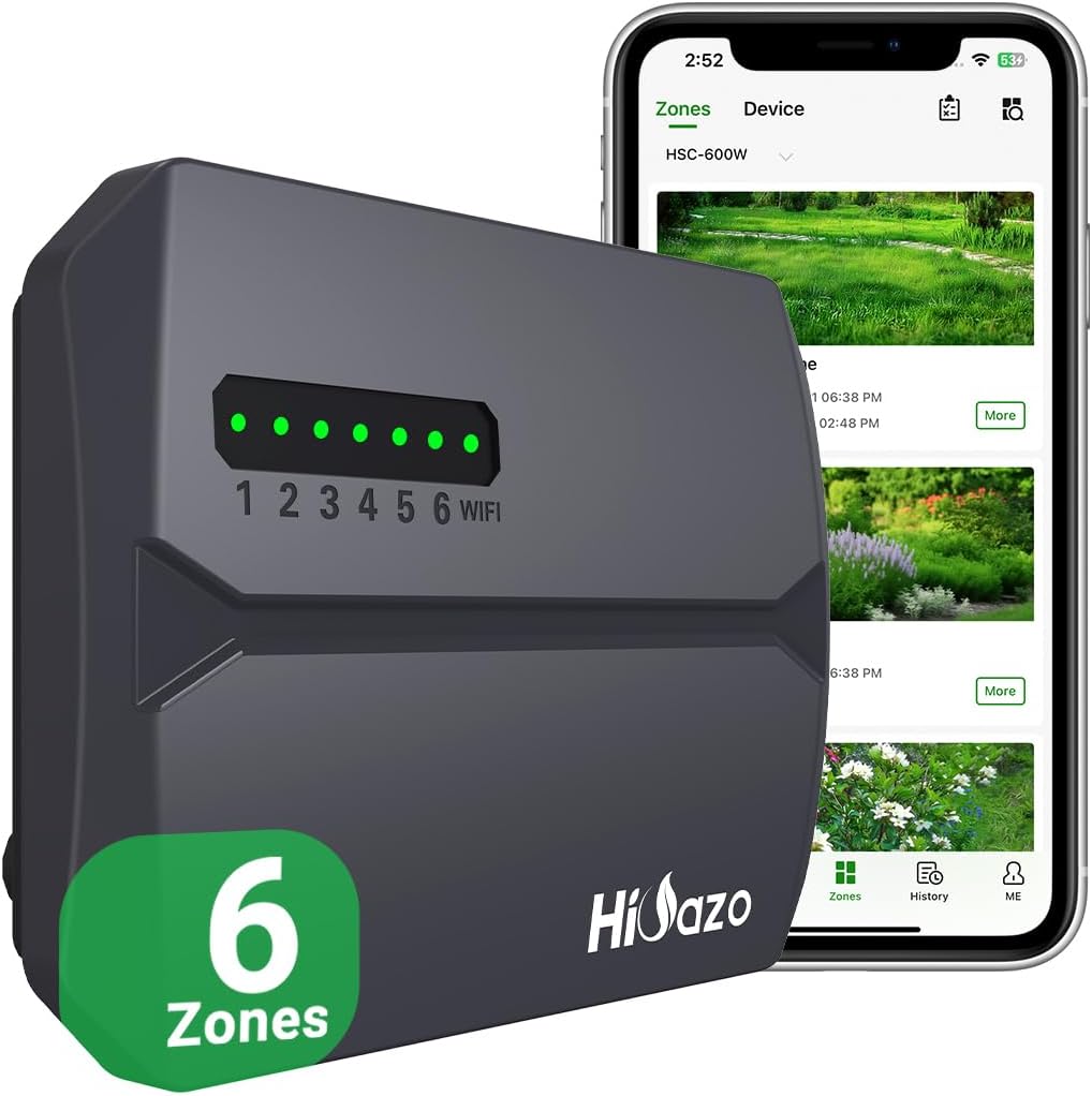 Centralina irrigazione WiFi 6 zone HiOazo HSC-600W