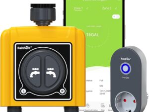 RAINPOINT Centralina Irrigazione WiFi 2 Vie, Smart Timer