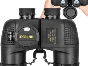 ESSLNB Binocolo 10X50 Marino con Telemetro e Bussola
