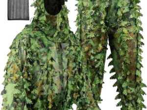 Tuta mimetica 3D foglie per caccia e birdwatching