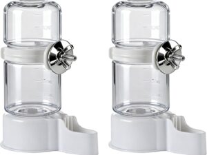Set 2 Distributori Acqua e Cibo per Uccelli Automatici