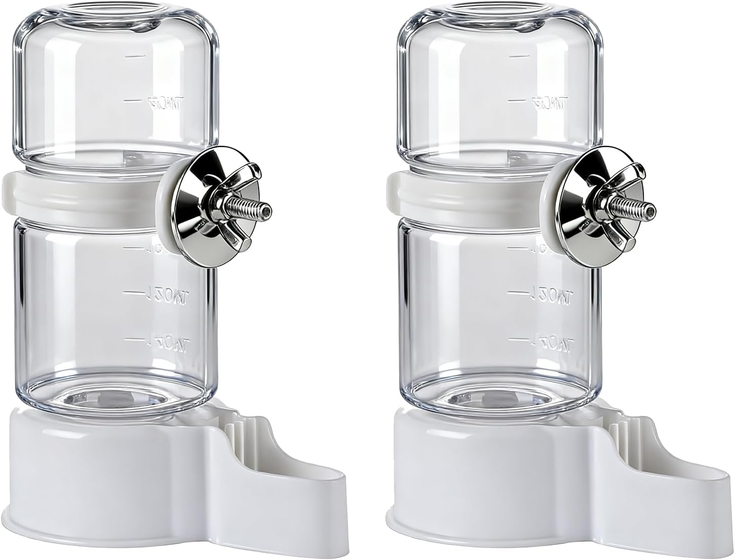 Set 2 Distributori Acqua e Cibo per Uccelli Automatici