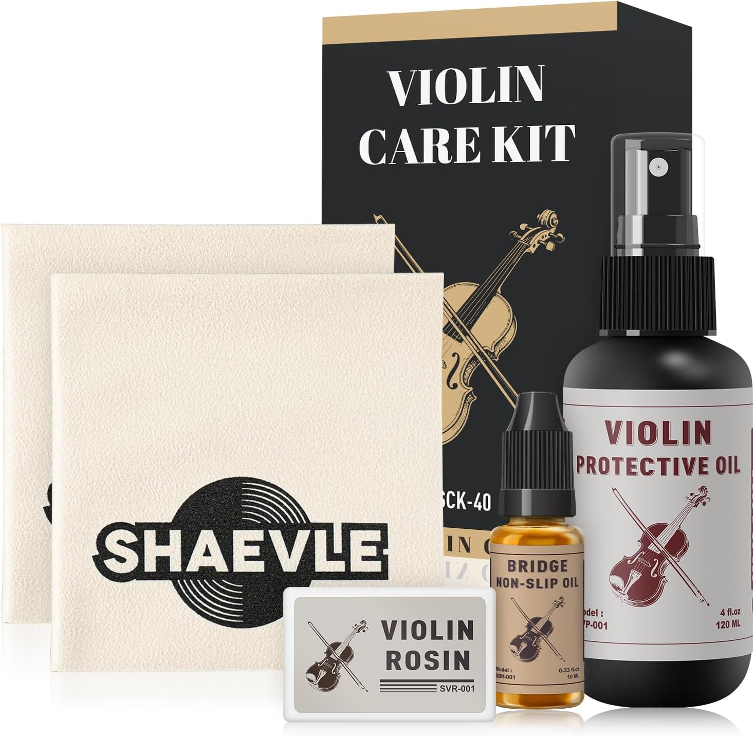 Kit cura violino viola Shaevle - Manutenzione completa