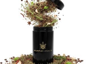 Barattolo UV 500ml per erbe e tè | Purple Legacy
