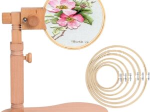 Supporto per Punto Croce in Legno Regolabile Poweka