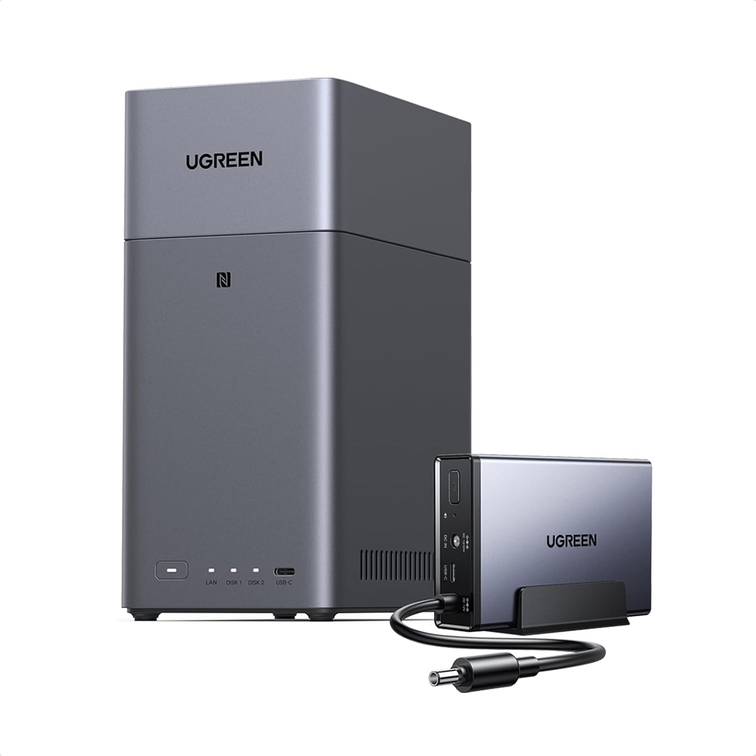 UGREEN NASync DH2300: NAS 2 bay con UPS integrato