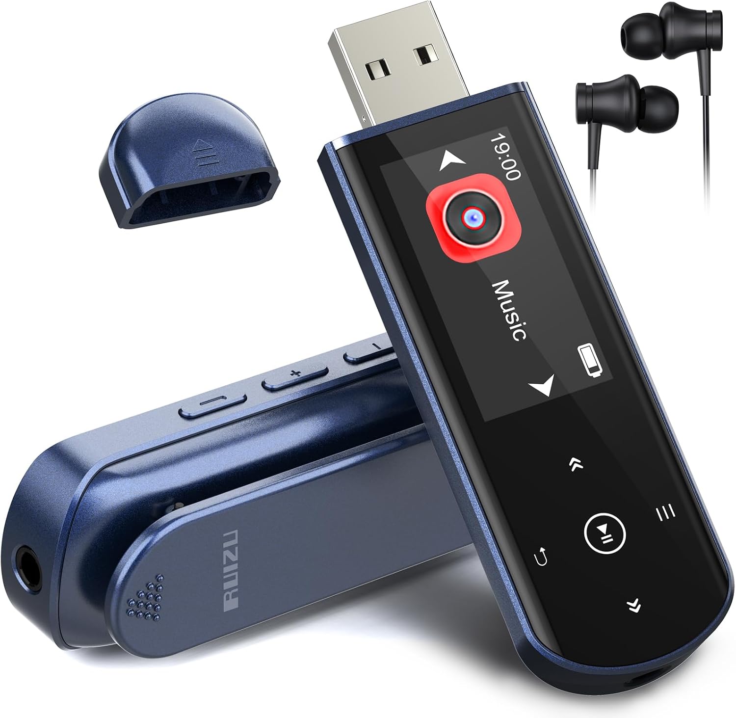 Lettore MP3 Ruizu 64GB Bluetooth 5.3, Sportivo e Portatile