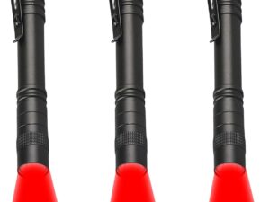 Mini torcia penna LED rossa tascabile 3 confezioni