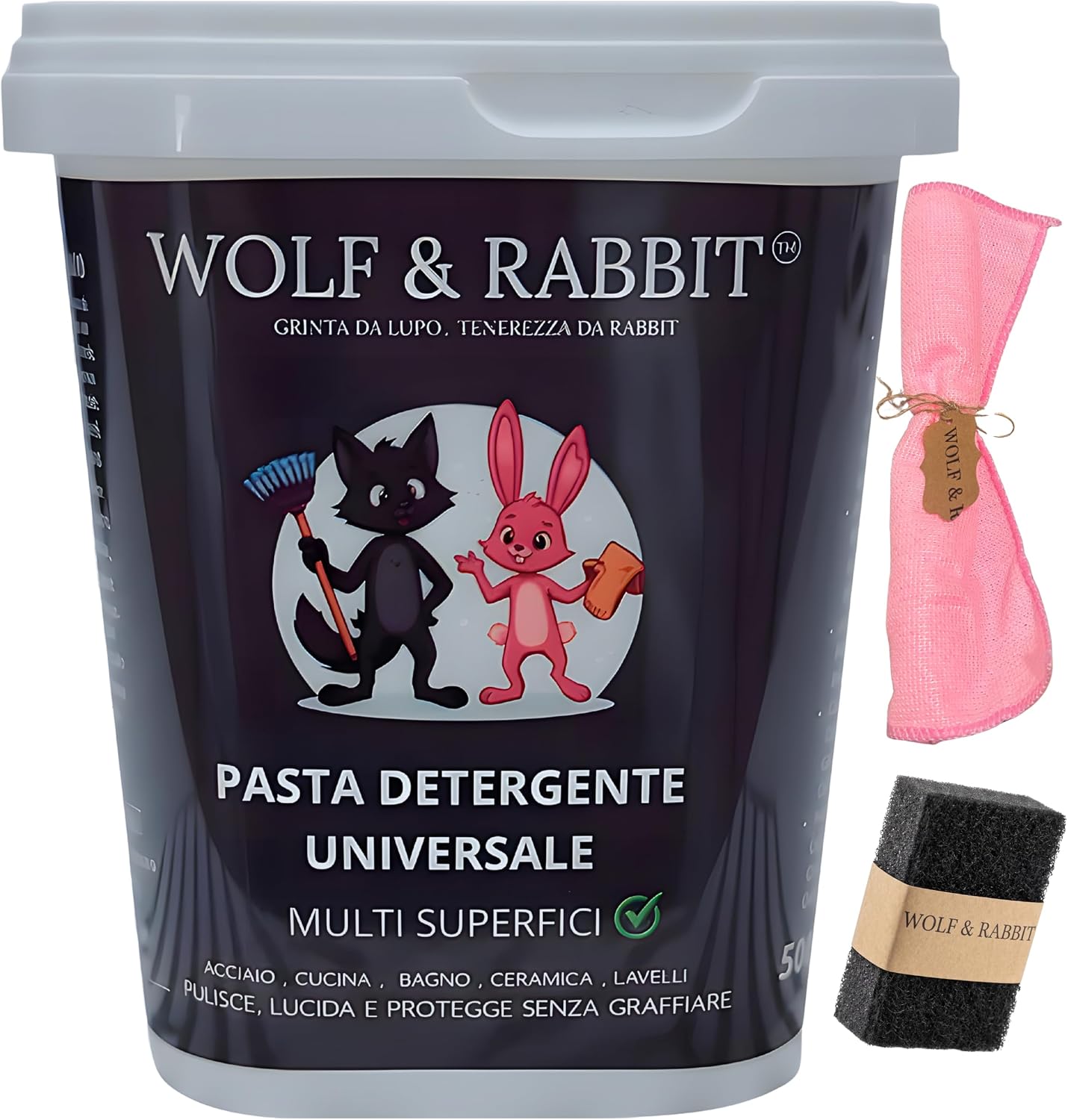 Wolf & Rabbit Pasta Pulente 500g + Kit Premium