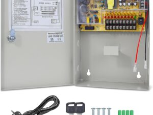 Alimentatore 12V 10A 120W per telecamere CCTV - Weishuo
