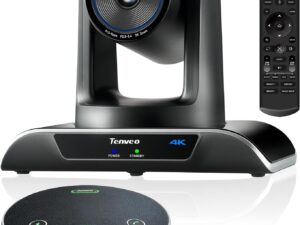 Tenveo Telecamera 4K PTZ con IA per Conferenze