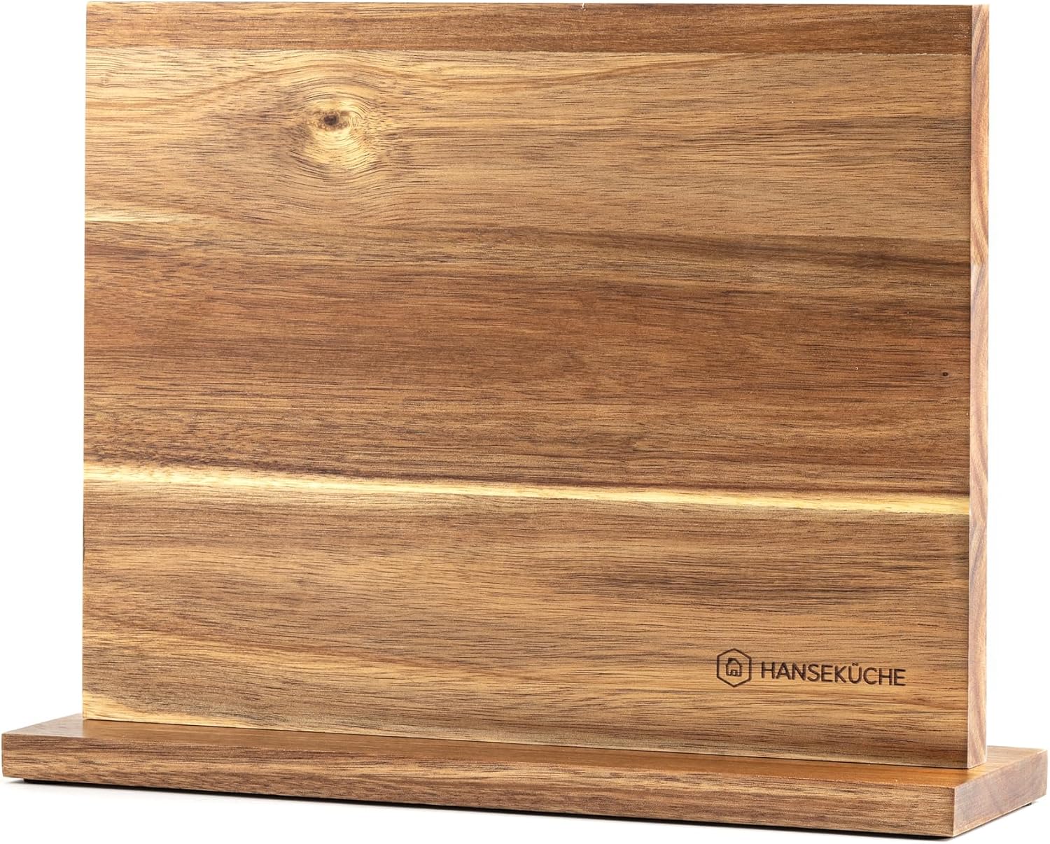 Portacoltelli magnetico in acacia Hanseküche - Bifacciale senza coltelli