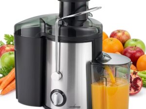 LEHMANN Centrifuga Frutta e Verdura 600W, Bocca 7,5 cm