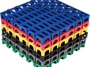 Piastrelle modulari 50x50 cm in polipropilene - Gialle (8 pz)