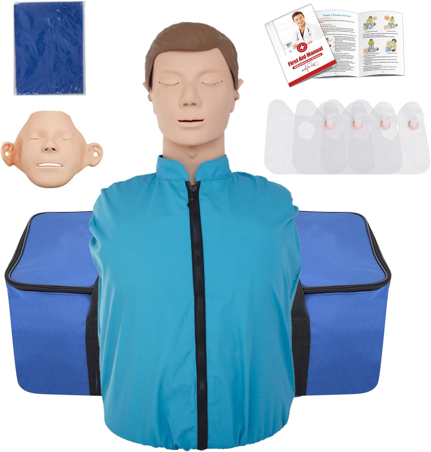 Manichino Rianimazione Adulti ½ Corpo per CPR | Modello Didattico