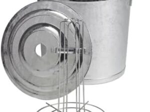 Bollitore sterilizzatore 37L per 11 barattoli in acciaio zincato