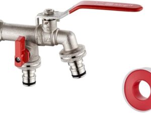 Ibergrif M22203 Rubinetto Giardino Doppio Antigelo