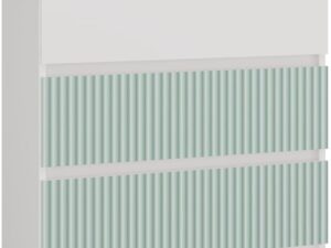 Cassettiera Malwa M3 CDF - Bianco/Menta | 3 Cassetti