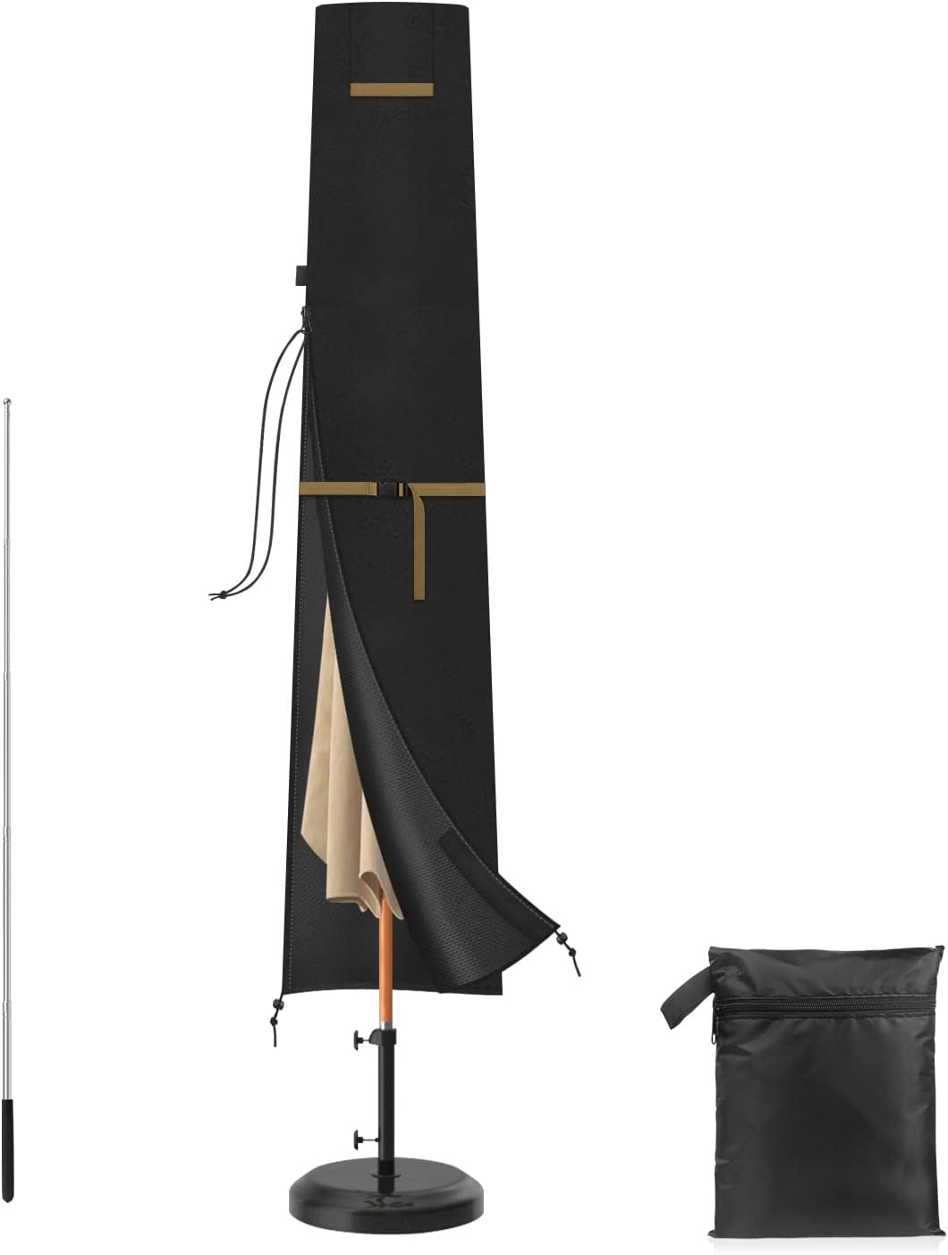 Copertura Ombrellone VANSHEIM Impermeabile AntiVento 2-3m