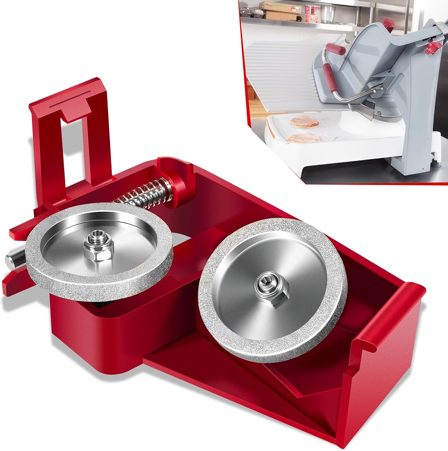 Affettatrice compatibile Berkel X13/X33, kit affilatura premium
