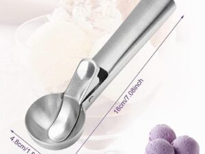 Cucchiaio sfera per gelato PIQIUQIU, acciaio inox