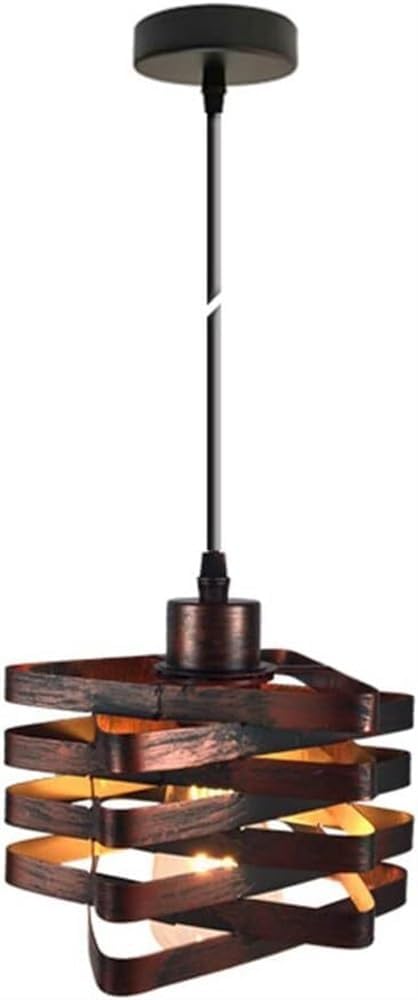 Lampada a Sospensione Steampunk in Metallo Vintage