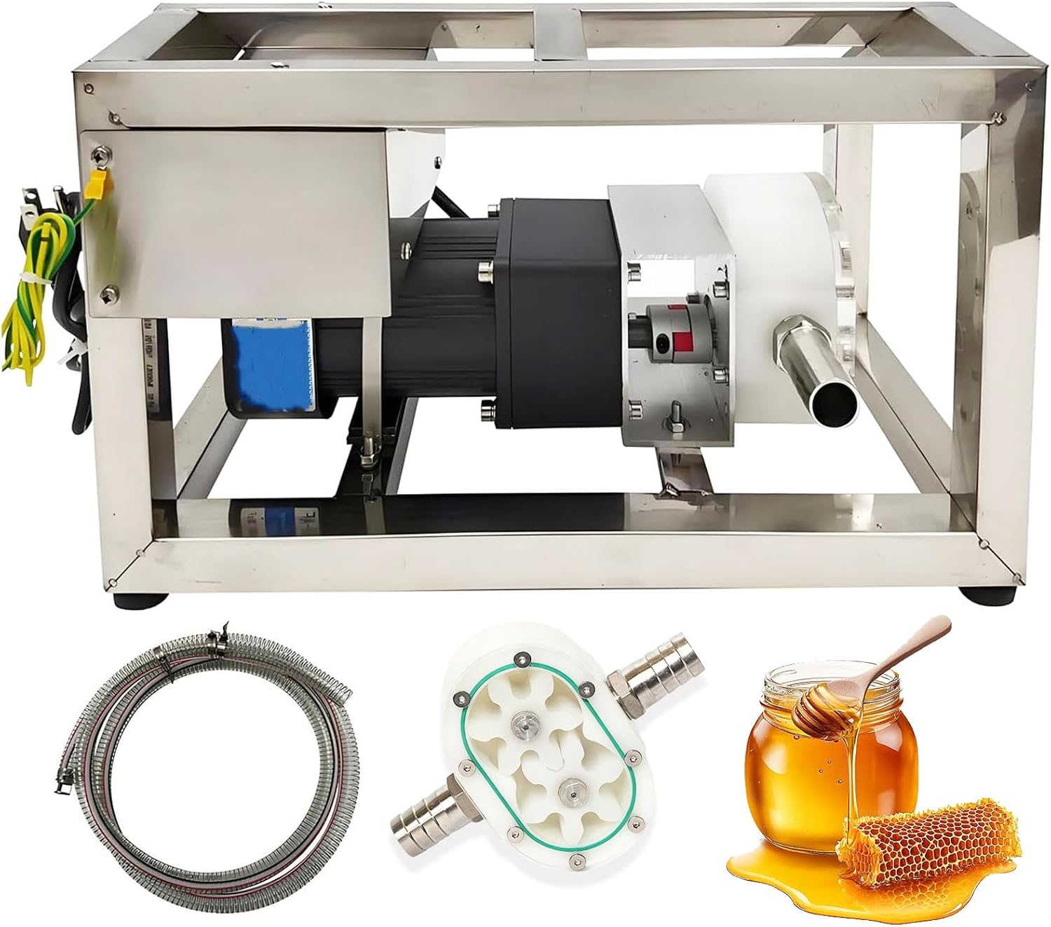 Pompa travaso miele 6-10L/min, velocità regolabile