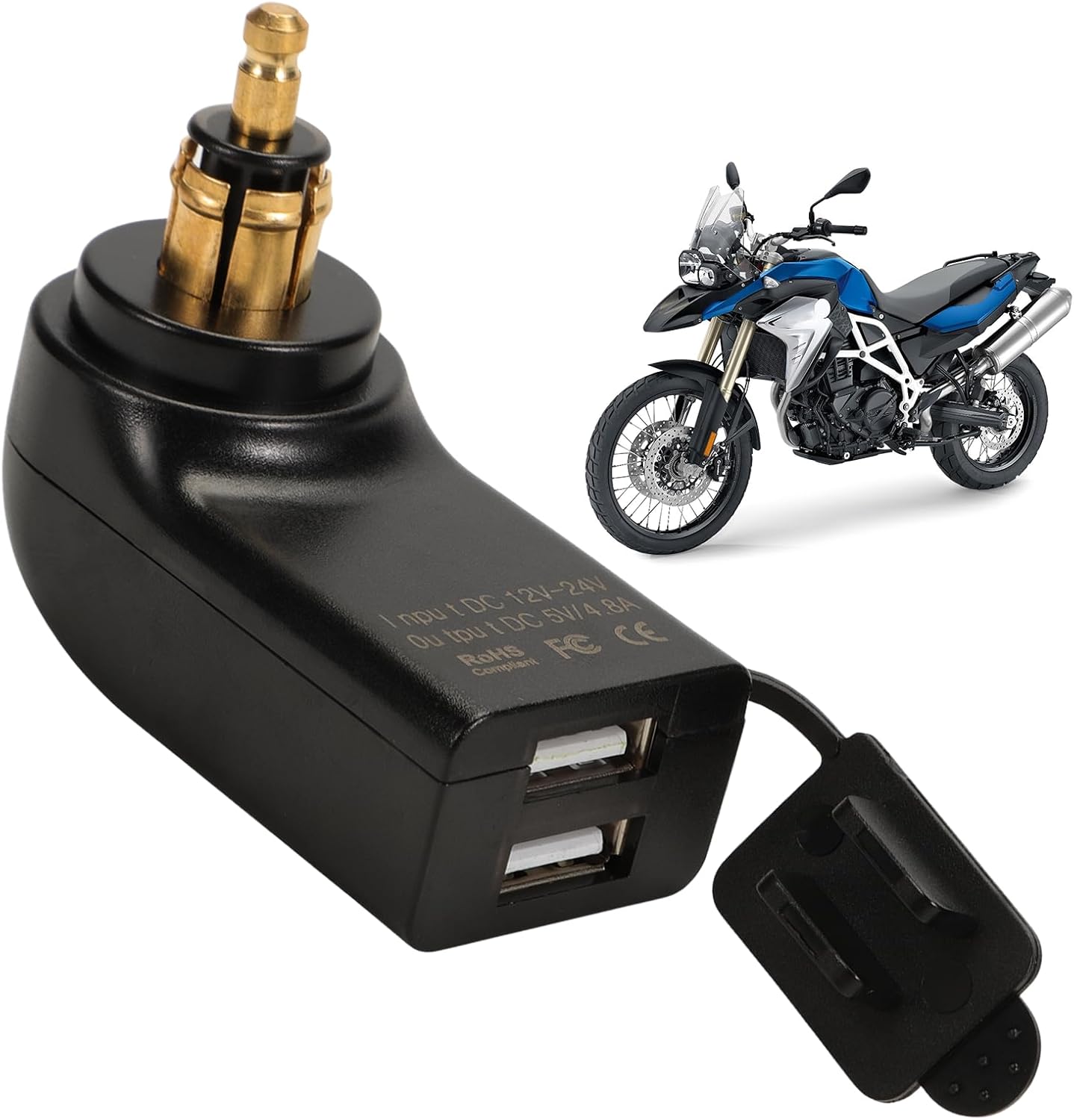 Presa USB doppia per BMW F800GS/F650GS e altri modelli