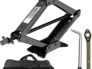 IMAYCC Cric Auto 2T Professionale con Manovella e Chiave