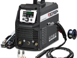 Decapower Saldatrice MIG 140A 4-in-1 con Display LCD