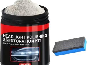 Kit restauro fari auto - Polvere per vetri e parabrezza