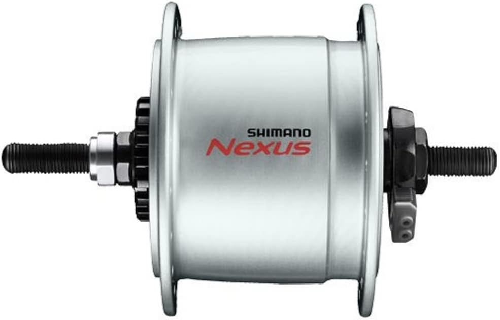 SHIMANO Mozzo Dinamo 100/36 Argento DH-C6000