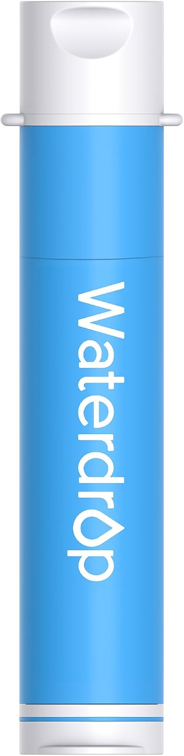 Waterdrop Filtro a Goccia Blu, Depuratore Acqua Portatile