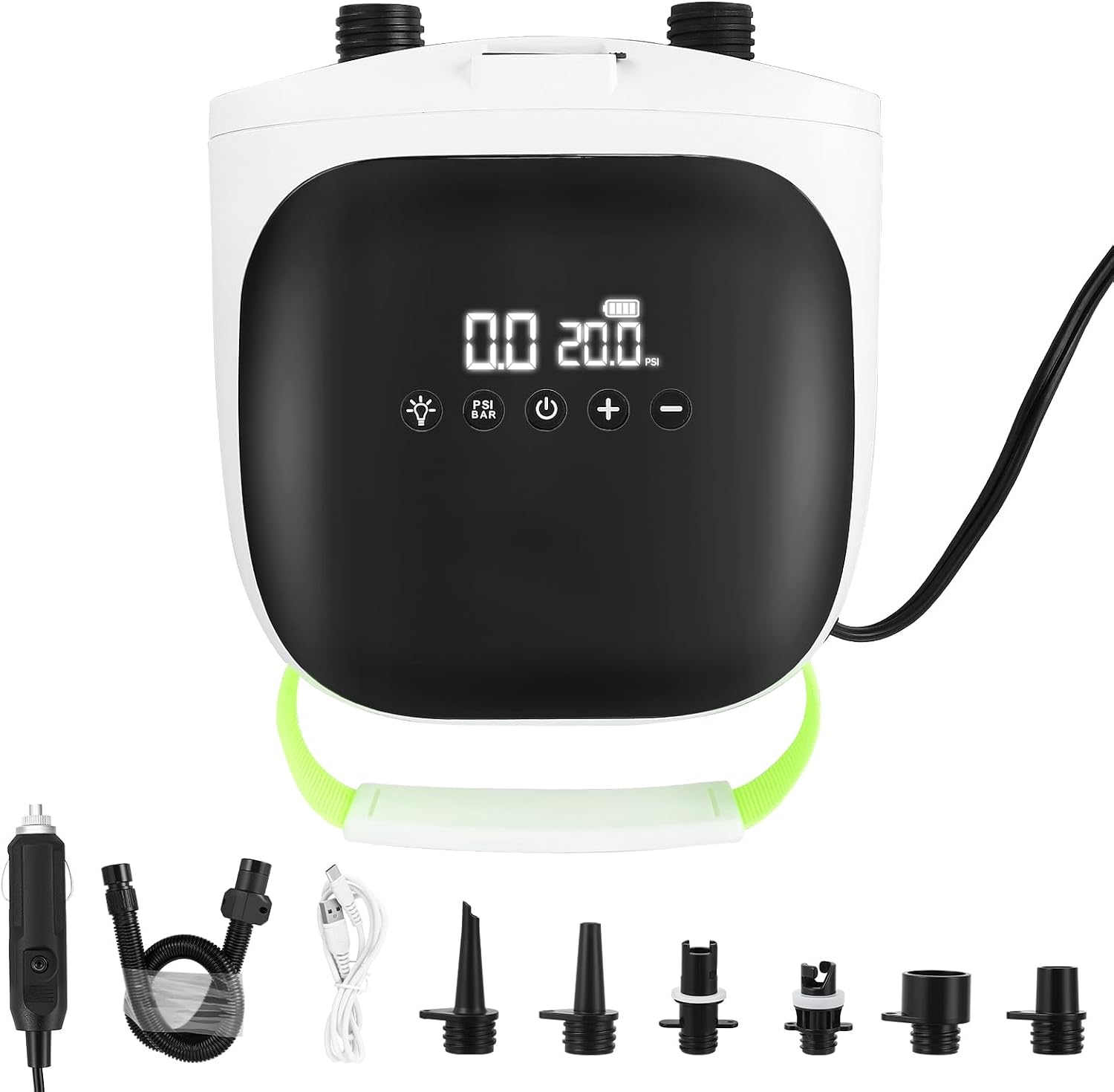 Pompa Elettrica SUP 20PSI Jradse Gonfiaggio Intelligente
