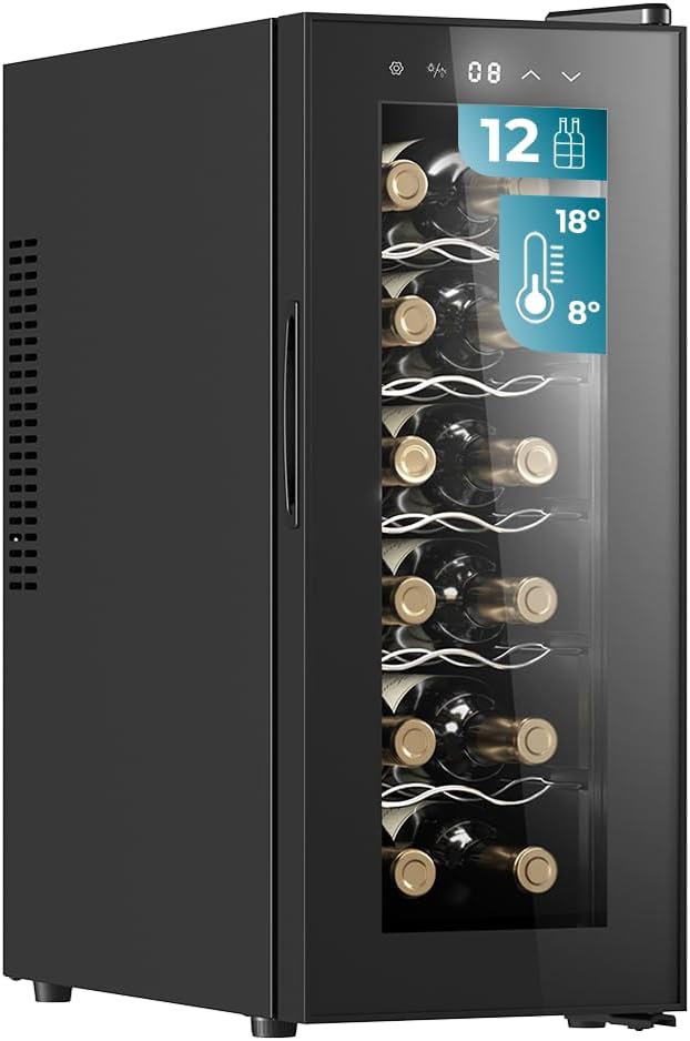 Cecotec Bolero GrandSommelier 1250: Cantinetta per 12 vini