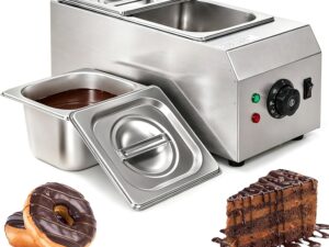 Macchina temperaggio cioccolato 4L doppia vasca professionale