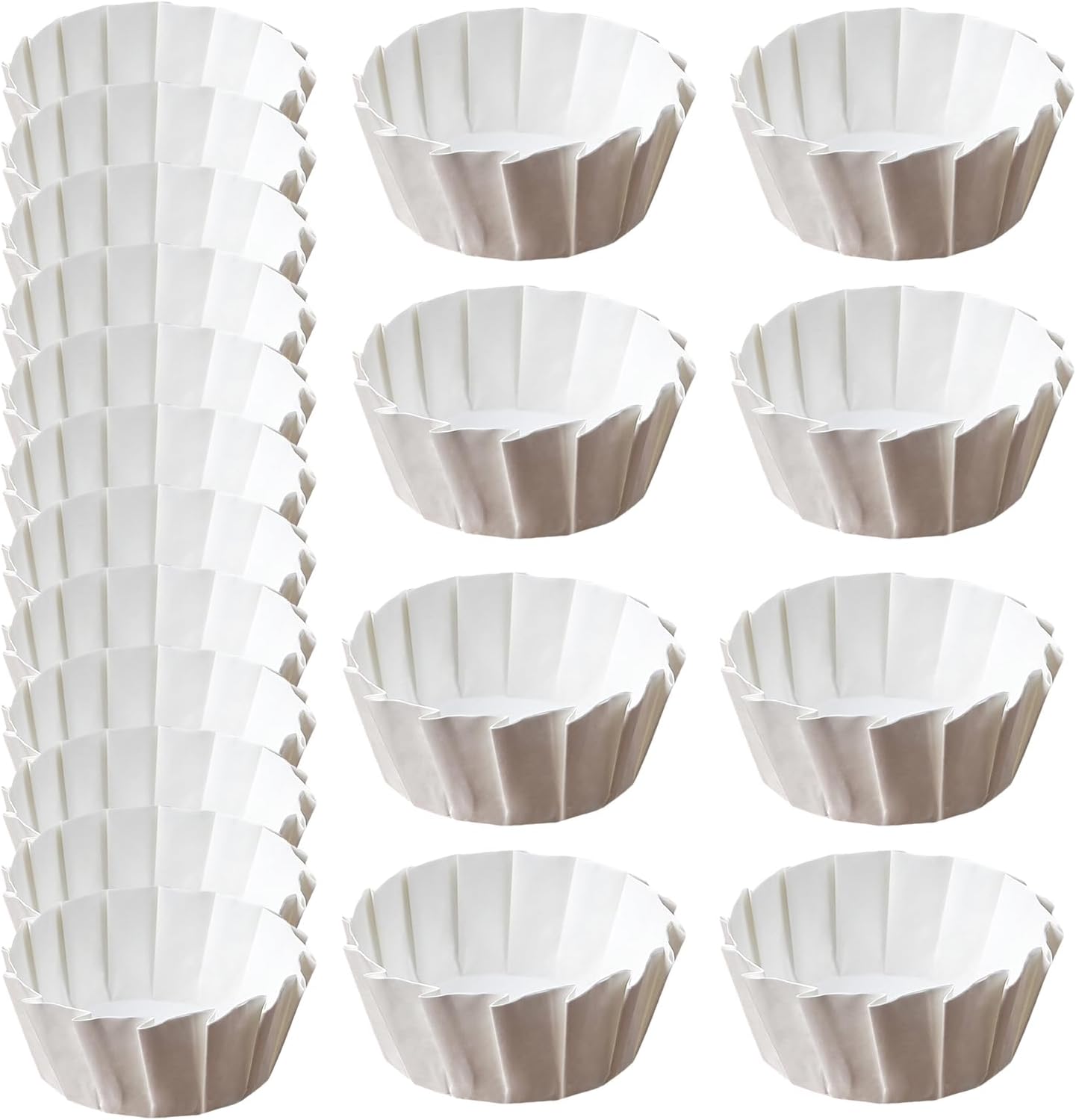 Cupcake Liners in Carta Basca - Set 50 Pezzi