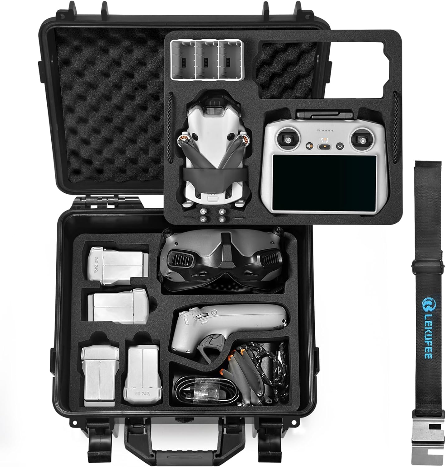 Custodia rigida impermeabile per DJI Mini 4 Pro/3 Pro