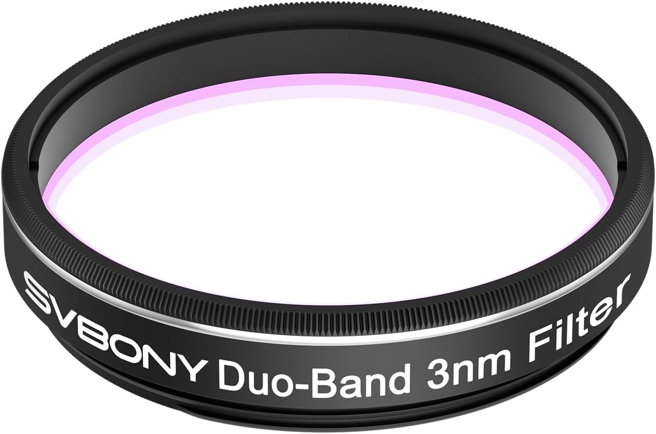 SVBONY Filtro Dual-Band SV220 H-Alpha & OIII 3nm