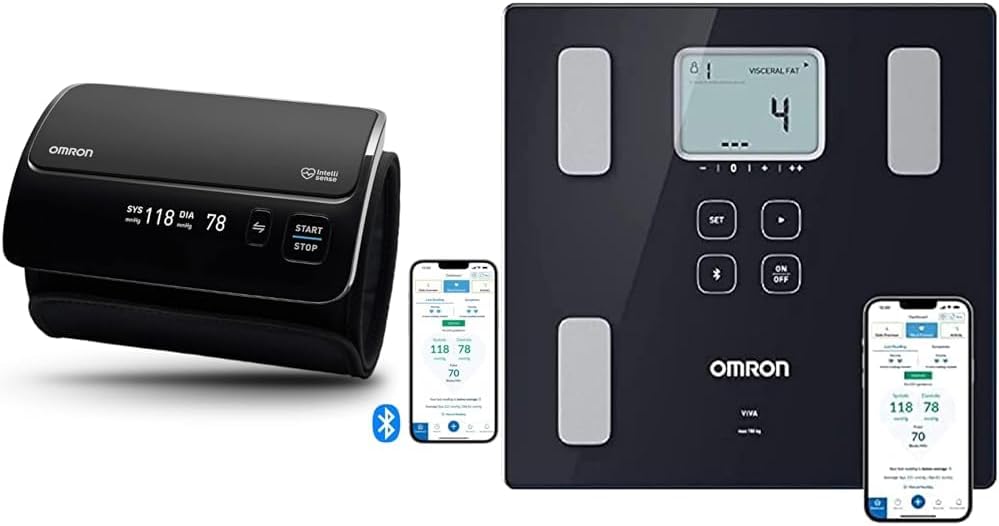 OMRON EVOLV + VIVA: Misuratore Pressione e Bilancia Smart