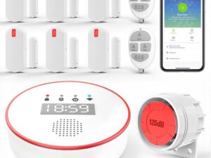YISEELE Allarme Casa Wi-Fi 5 GHz: Kit Antifurto Senza Fili con App