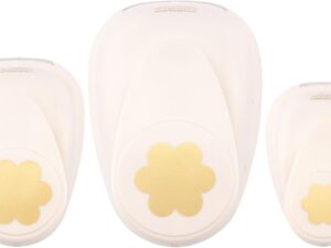 Fustellatrici a fiore Vaessen Creative Set 3 con carta colorata