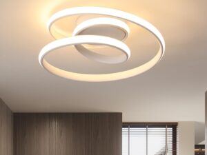Plafoniera LED Comely 36W 4000LM, Design Spirale Bianco