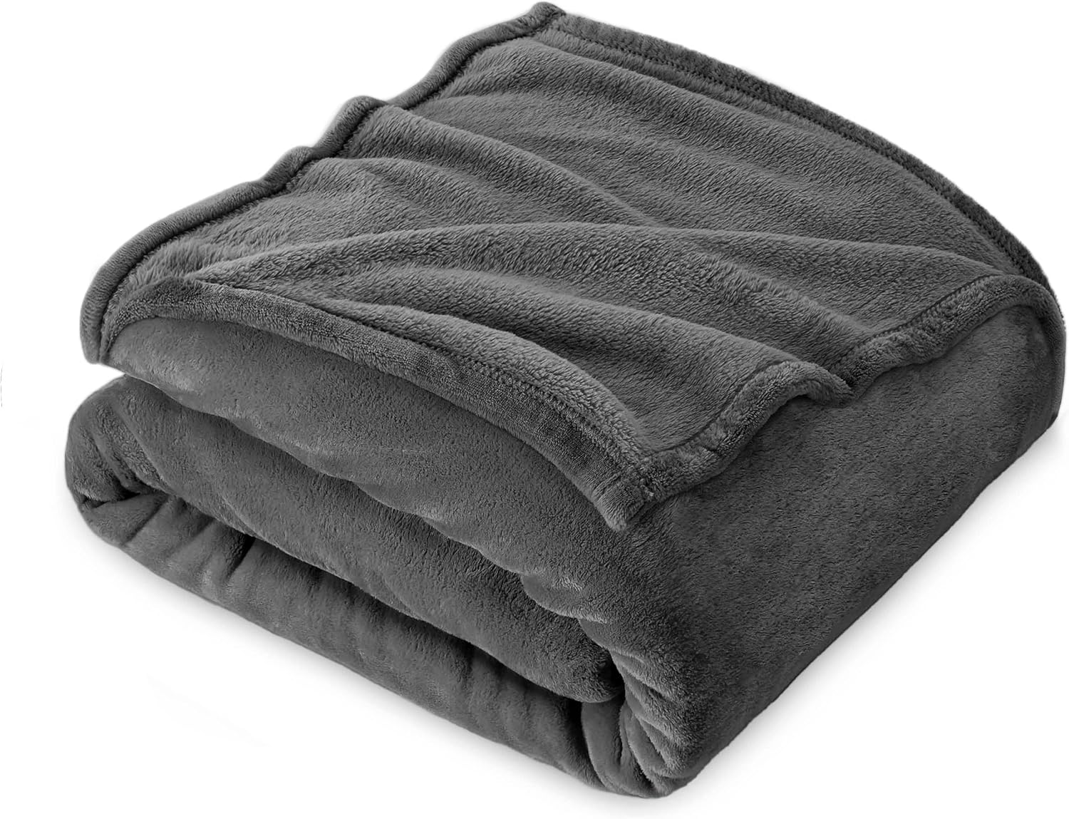 FARFALLAROSSA Pile Flanella Coperta Morbida Grigio Scuro