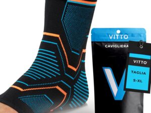 VITTO Cavigliera Ortopedica L - Supporto per Caviglie Deboli
