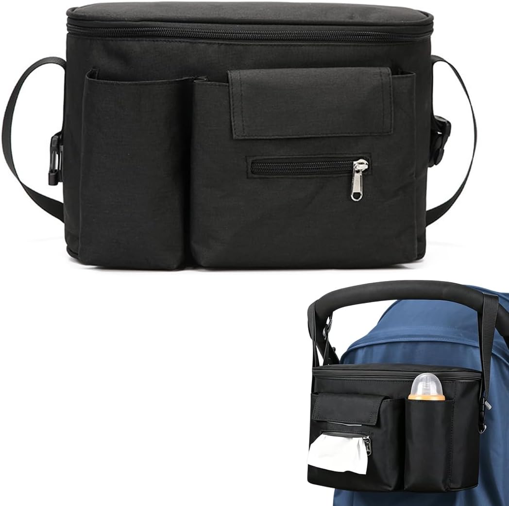 Borsa passeggino universale con organizer e tracolla