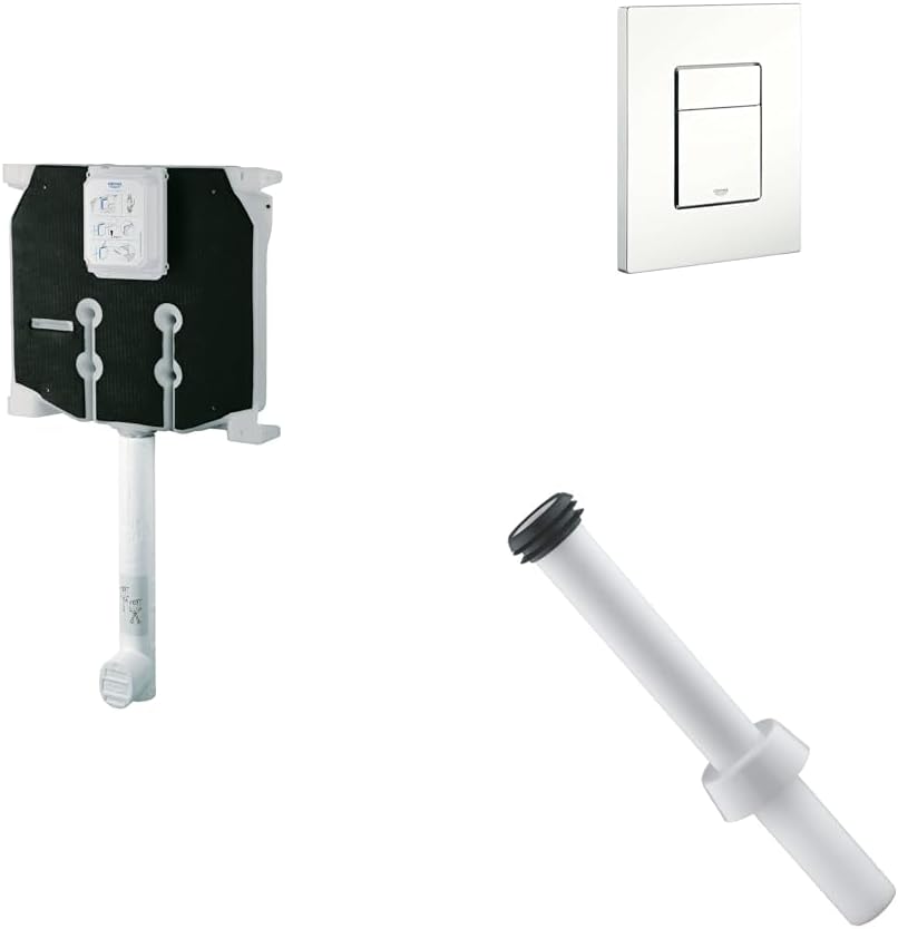 GROHE Set Cassetta Scarico WC Incasso Completo Bianco